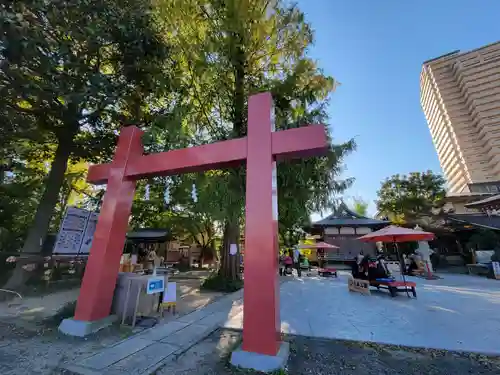 越谷香取神社の鳥居