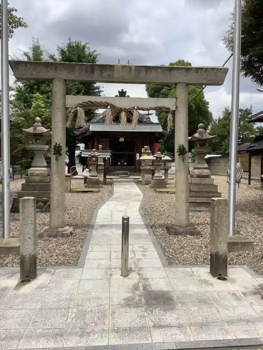 神明社(荒子神明社)の鳥居