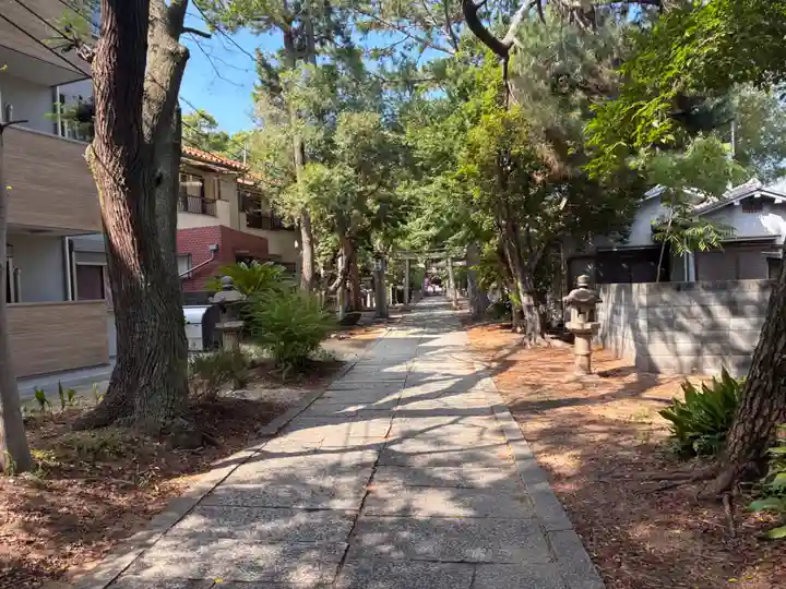 鳴尾八幡神社の景色