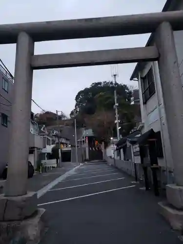 太田杉山神社・横濱水天宮の鳥居