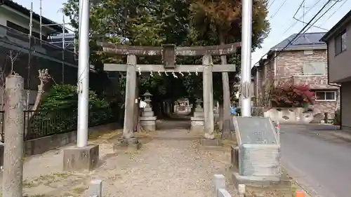 青渭神社の鳥居