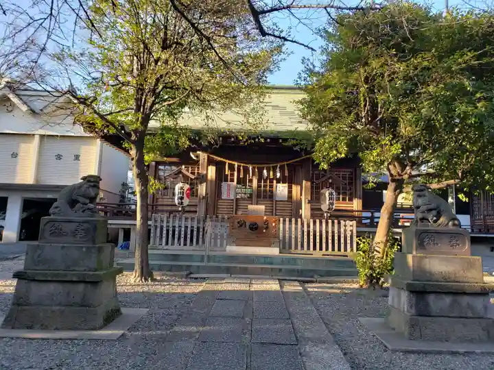 本郷氷川神社の本殿・本堂