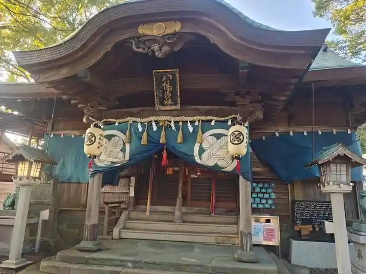 津田八幡神社の本殿・本堂