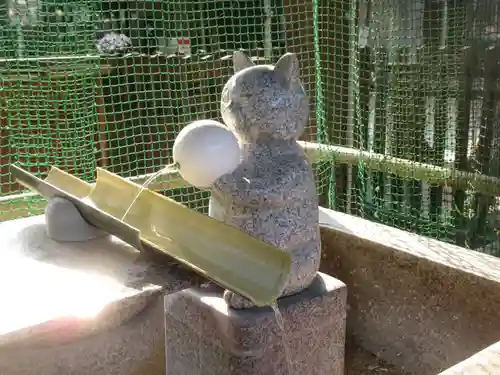 白山神社の手水