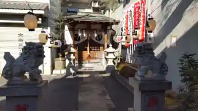 子安稲荷神社の狛犬