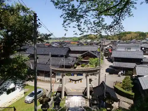 滓上神社の景色