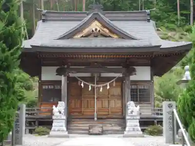 織笠八幡宮の本殿・本堂