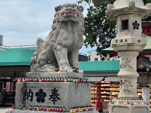 上野天満宮の狛犬