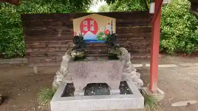 上里菅原神社の手水舎