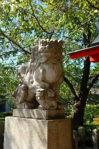 六孫王神社の狛犬