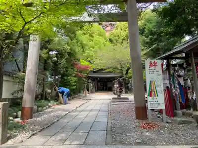 洲嵜神社の鳥居