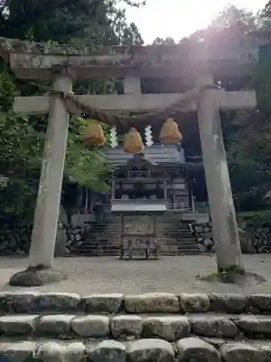 白川八幡神社の鳥居