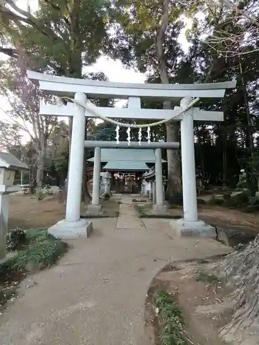 弓田香取神社の鳥居