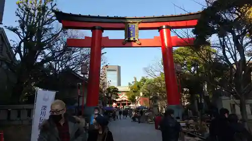 富岡八幡宮の鳥居