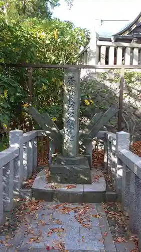 白旗神社の塔