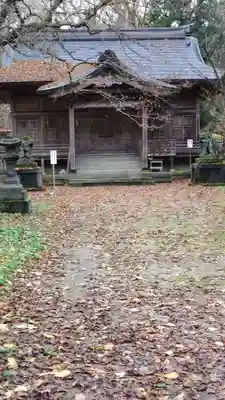 七座神社の本殿・本堂