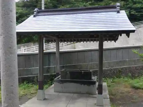 由良比女神社の手水舎