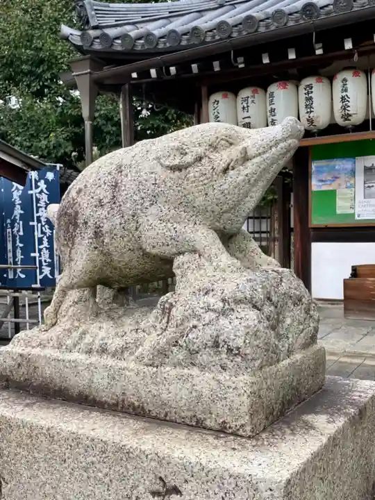 摩利支天堂 禅居庵の狛犬