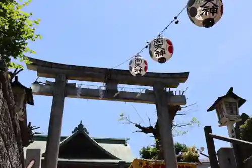 西向天神社の鳥居