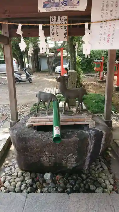 相州春日神社の手水舎