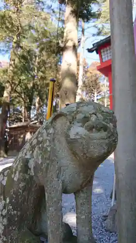 間々田八幡宮の狛犬