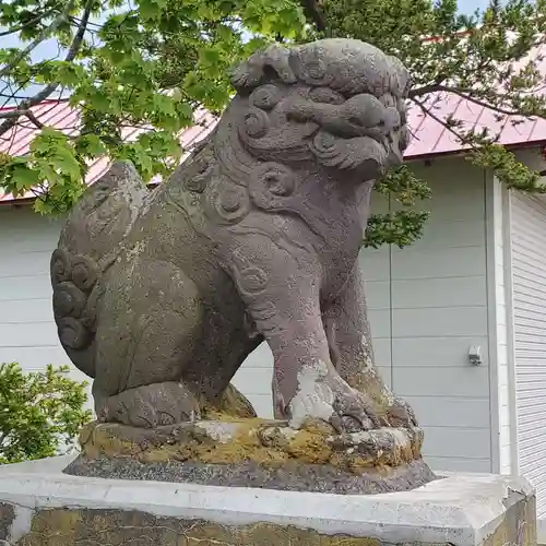 落部八幡宮の狛犬