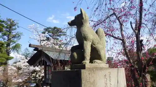 開成山大神宮の狛犬