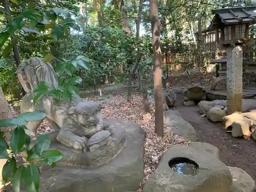 駒木諏訪神社の庭園