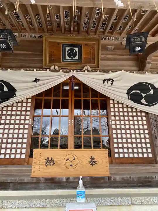 石都々古和気神社の本殿・本堂