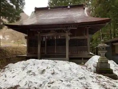 湯野上温泉神社の本殿・本堂