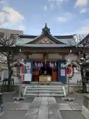 穏田神社の本殿