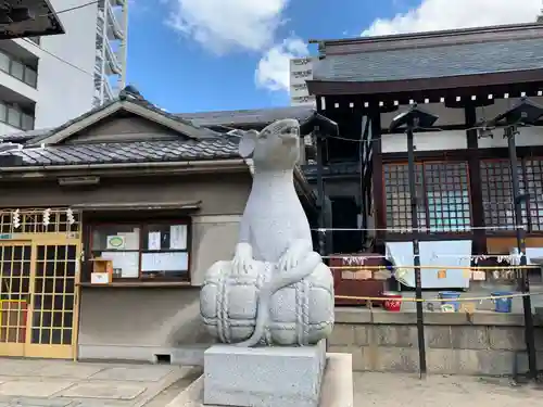 敷津松之宮　大国主神社の狛犬