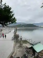 八百富神社の景色