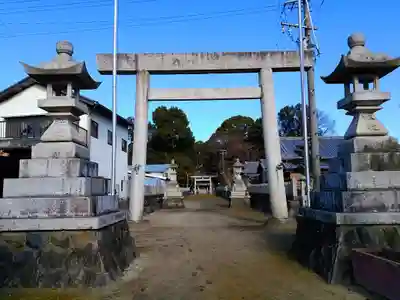 山那神社の鳥居