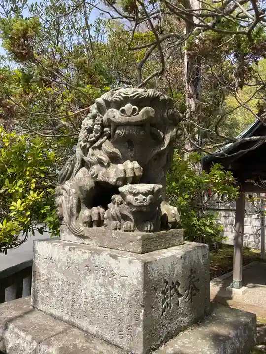 小名浜諏訪神社 ~海の鎮守様~の狛犬