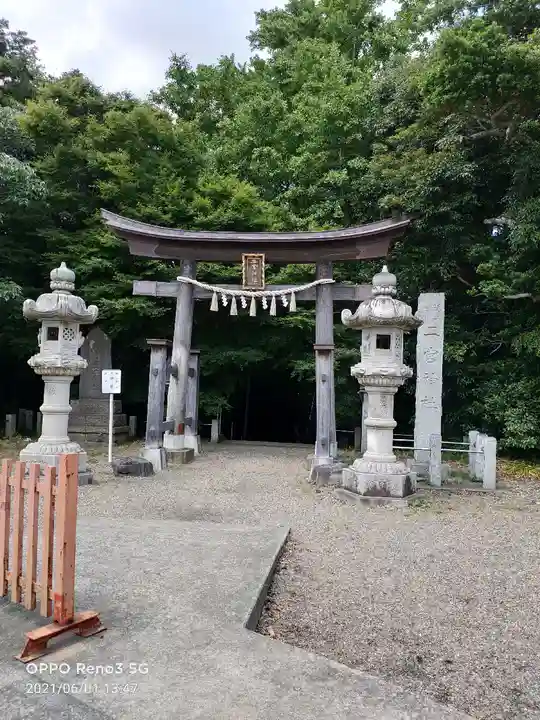 下総国三山 二宮神社の鳥居
