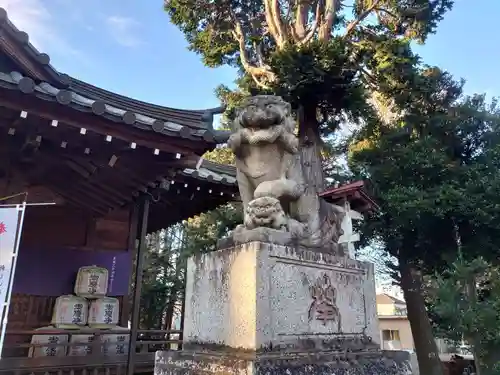 鶴峯八幡宮の狛犬