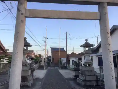 天満宮（常普請出世天満宮）の鳥居