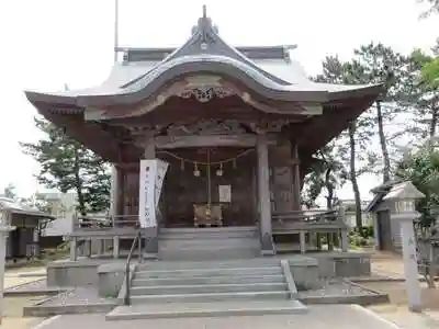 千里浜神社の本殿