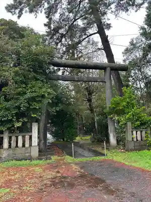 忍　諏訪神社・東照宮　の鳥居