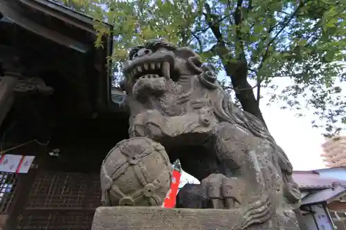 阿邪訶根神社の狛犬