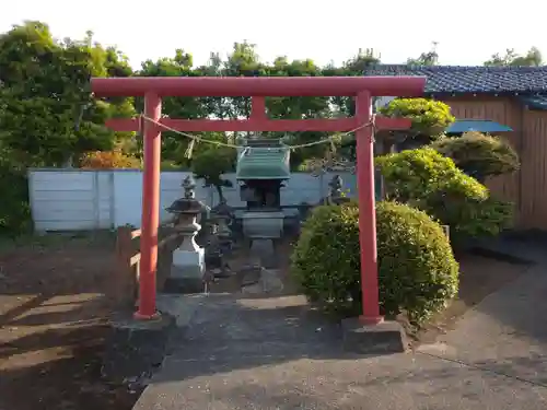 高根町熊野神社の鳥居