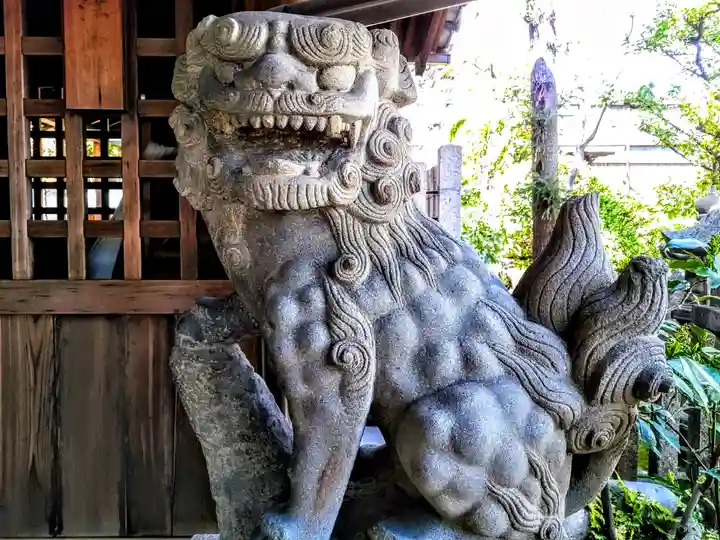 神明社(南押切神明社)の狛犬