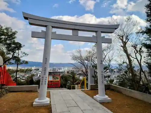 建勲神社の鳥居