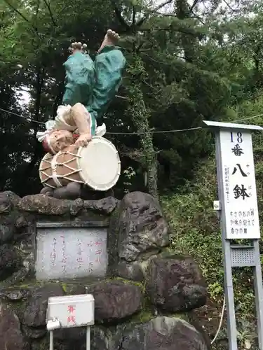 鉾神社の像