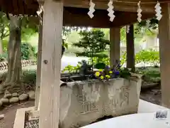 北本氷川神社の手水