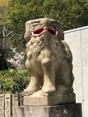 徳島眉山天神社の狛犬