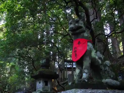 三峯神社の狛犬