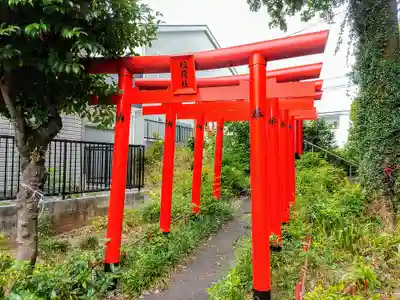 南外山八幡社の鳥居
