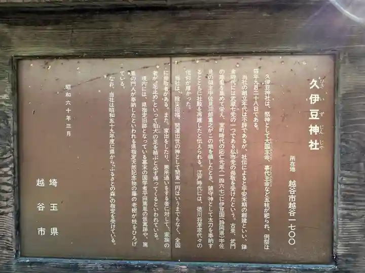 越ヶ谷久伊豆神社(埼玉県)